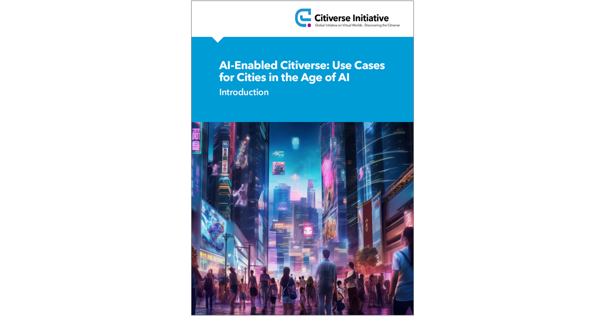 Citiverse Use Case Taxonomy white paper cover